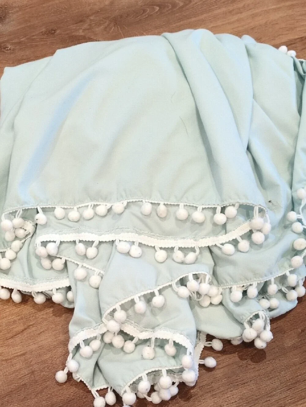 Crib Sheets And Dust Ruffle - West Elm And Cloud Factory